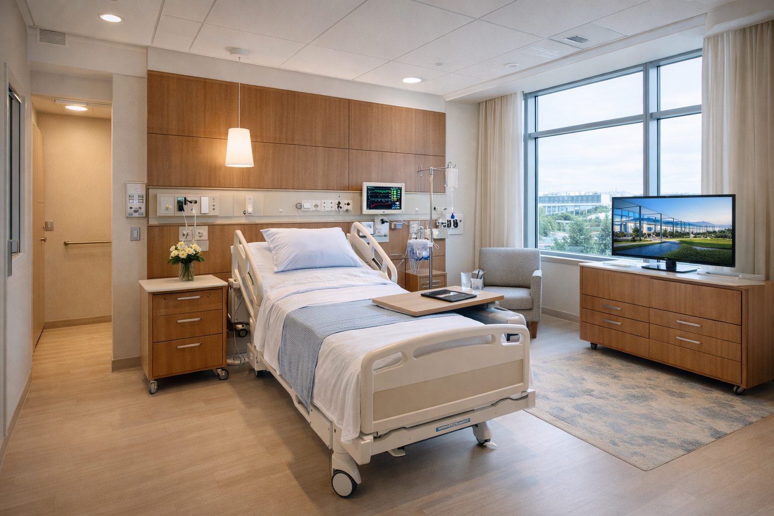 Comfortable Patient Room